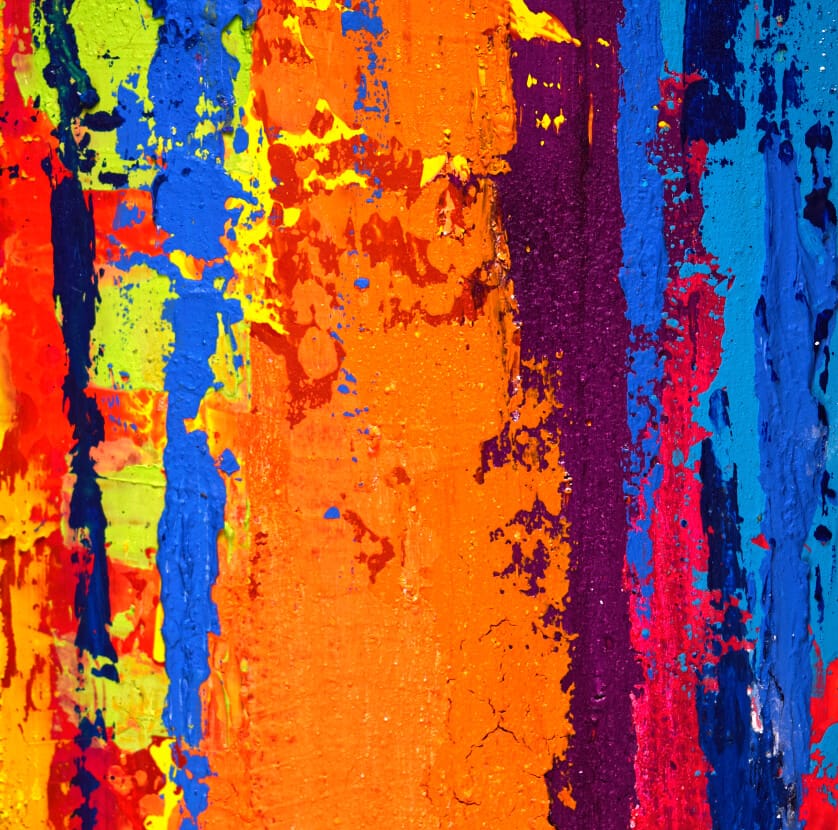 painting close up to show details.