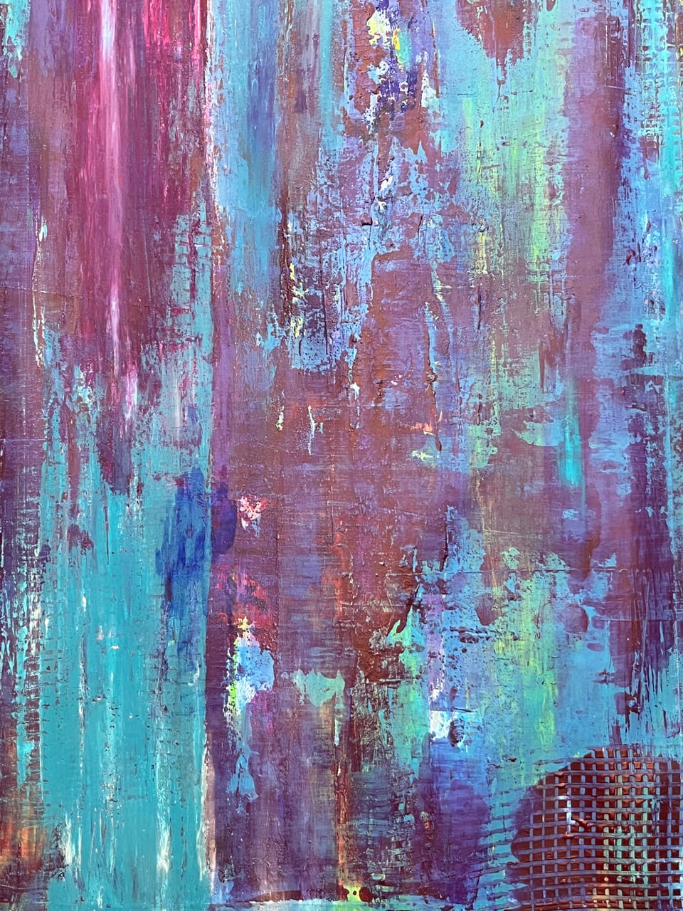 Stalled paint. It should be a work in progress, but it’s stuck in limbo. 
