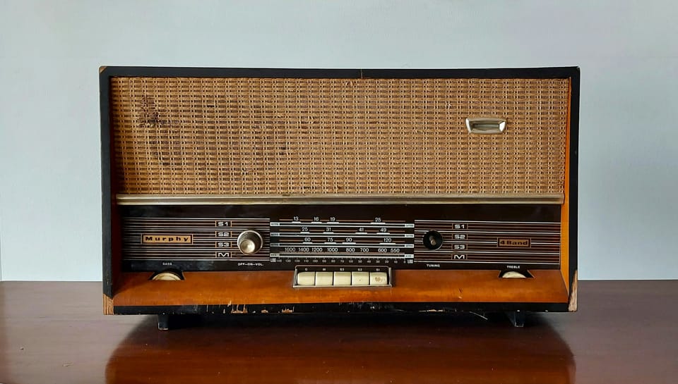 Old antique radio